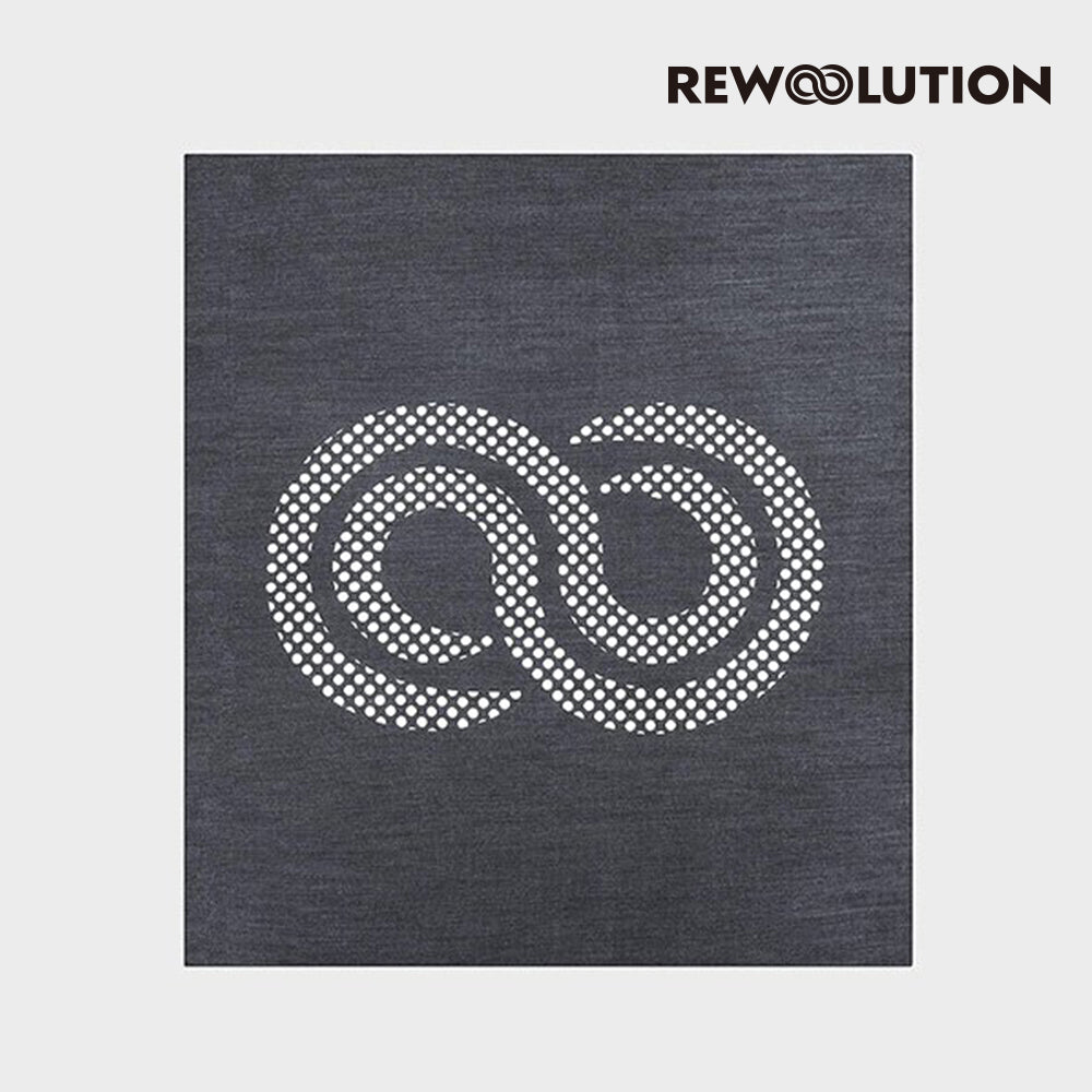 REWOOLUTION - 【Rewoolution】FAREO 190g 羊毛脖圍(鐵灰)-美麗諾羊毛 親膚 抗臭 保暖|EB2NAP0193