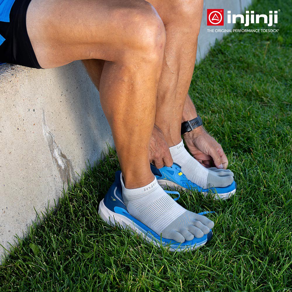 Injinji - 【injinji】Run輕量吸排五趾隱形襪NX (沙色) - NAA1381 | COOLMAX 快乾襪 吸濕排汗 輕量透氣 五趾襪 隱形襪