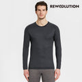 REWOOLUTION - 【Rewoolution】男 TOMMY 140g長袖T恤(隕石灰) 羊毛衣 登山必備  底層衣|EB2MC70193