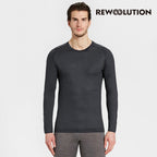 REWOOLUTION - 【Rewoolution】男 TOMMY 140g長袖T恤(隕石灰) 羊毛衣 登山必備  底層衣|EB2MC70193