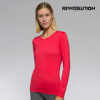 REWOOLUTION - 【Rewoolution】女 BERRY 140g長袖T恤(玫紅) 羊毛衣 T恤 登山必備 吸濕排汗|WC71103|M1 W0225 J14
