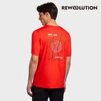 REWOOLUTION - 【Rewoolution】男 MARS 140g短袖印花T恤(焦赭色)羊毛衣 T恤 登山必備 吸濕排汗 印花設計|DB1MC513|M1M010VJ14