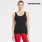 REWOOLUTION - 【Rewoolution】女RAINBOW 140g背心(黑色) 羊毛衣 背心 登山必備 吸濕排汗| WU50195