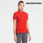 REWOOLUTION - 【Rewoolution】女 MIRTH 190g短袖Polo衫(玫紅)羊毛衣  登山必備 吸濕排汗| REAB2WC10303