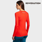 REWOOLUTION - 【Rewoolution】女 WIKI 190g長袖T恤(焦赭色)羊毛衣 T恤 登山必備 吸濕排汗| WC70316|M1W0200J19