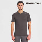 REWOOLUTION - 【Rewoolution】男 HERO 140g短袖T恤(深灰褐色)羊毛衣 T恤 登山必備 吸濕排汗|DB1MC503|M1M0100J14