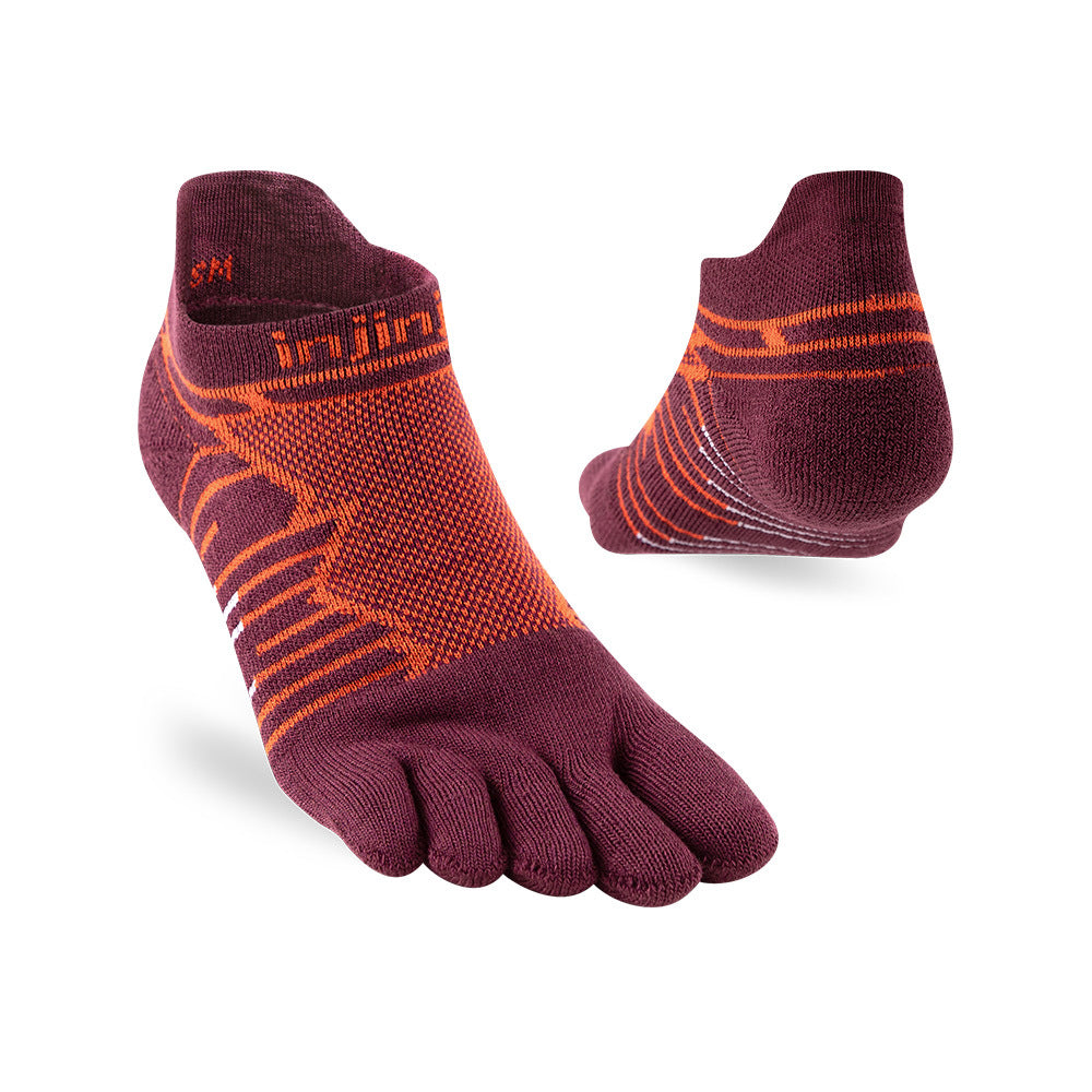 Injinji - 【injinji】Ultra Run終極系列五趾隱形襪 (桃花心木) - NAA6508 | 吸濕排汗 輕量透氣 避震緩衝 全馬 超馬 推薦跑步襪
