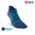Injinji - 【injinji】女 Ultra Run終極系列五趾隱形襪 (波塞頓藍) - WAA6657 | 吸濕排汗 推薦女生 避震緩衝 推薦路跑用品 慢跑長跑 馬拉松襪