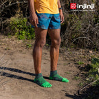 Injinji - 【injinji】Ultra Run終極系列五趾短襪 (翠綠) - NAA6446 | 吸濕排汗 輕量透氣 避震緩衝 全馬 超馬 慢跑長跑 馬拉松襪