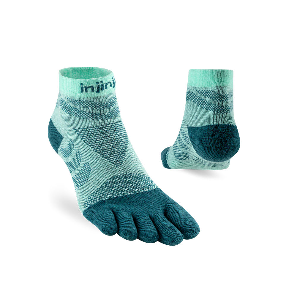 Injinji - 【injinji】女 Ultra Run終極系列五趾短襪 (冰川) - WAA69 46  | 吸濕排汗 推薦女生 避震緩衝 推薦路跑用品 慢跑長跑 馬拉松襪