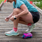 Injinji - 【injinji】女 Ultra Run終極系列五趾短襪 (珊瑚紅) - WAA6905 | 吸濕排汗 推薦女生 避震緩衝 推薦路跑用品 慢跑長跑 馬拉松襪