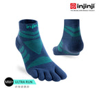 Injinji - 【injinji】女 Ultra Run終極系列五趾短襪 (波塞頓藍) - WAA6957 | 吸濕排汗 推薦女生 避震緩衝 推薦路跑用品 慢跑長跑 馬拉松襪