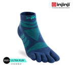 Injinji - 【injinji】女 Ultra Run終極系列五趾短襪 (波塞頓藍) - WAA6957 | 吸濕排汗 推薦女生 避震緩衝 推薦路跑用品 慢跑長跑 馬拉松襪
