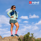 Injinji - 【injinji】女 Ultra Run終極系列五趾中筒襪 (珊瑚紅) - WAA6805 | 吸濕排汗 推薦女生 避震緩衝 推薦路跑用品 慢跑長跑 馬拉松襪