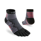 Injinji - 【injinji】Ultra Run終極系列五趾短襪 (碳黑) - NAA6495 | 避震緩衝 推薦路跑用品 慢跑長跑 馬拉松襪