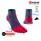 Injinji - 【injinji】女 Ultra Run終極系列五趾短襪 (莓果紅) - WAA6904  | 吸濕排汗 推薦女生 避震緩衝 推薦路跑用品 慢跑長跑 馬拉松襪