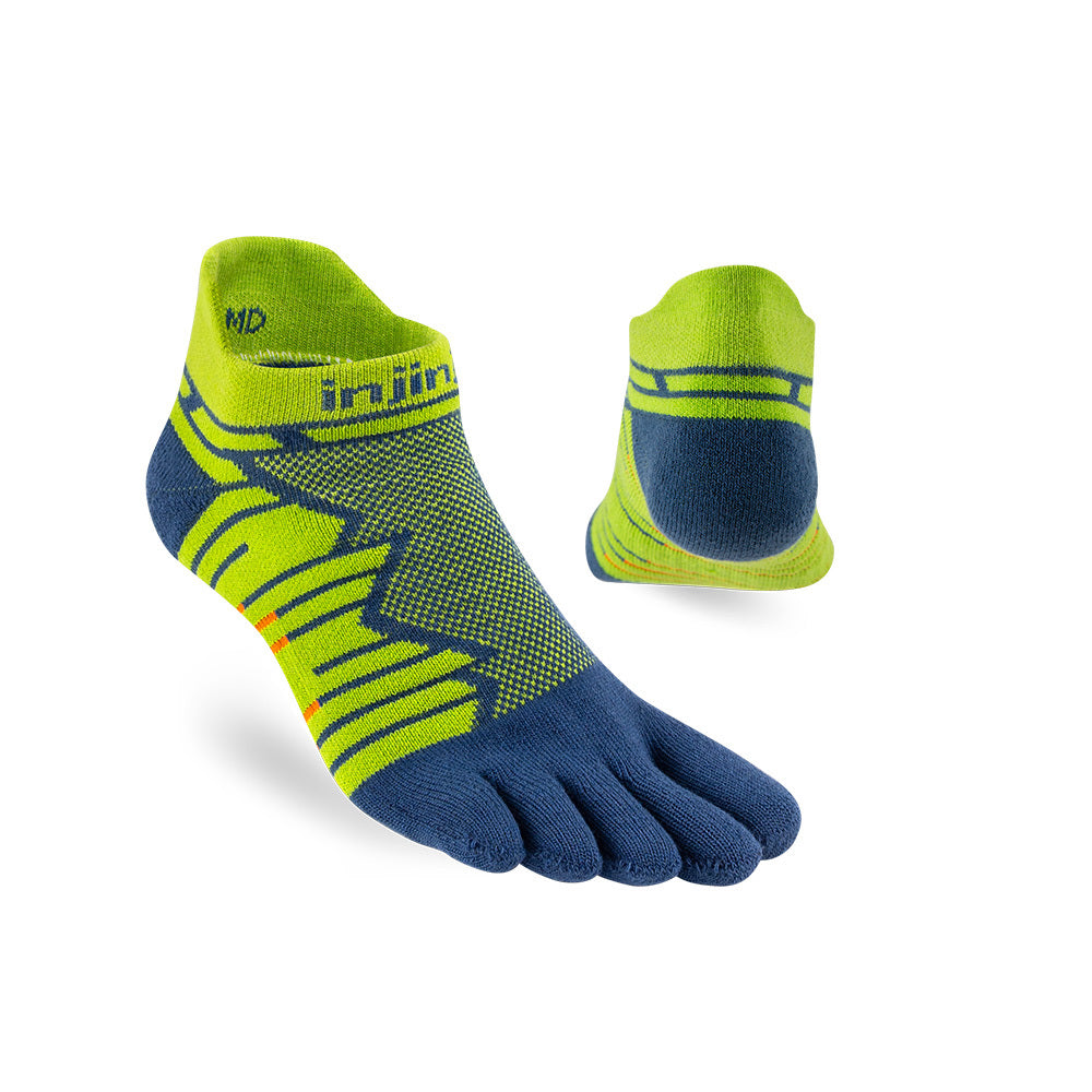 Injinji - 【injinji】Ultra Run終極系列五趾隱形襪 (蘚苔綠) - NAA6533 | 吸濕排汗 輕量透氣 避震緩衝 全馬 超馬 推薦跑步襪