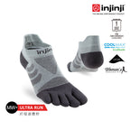 Injinji - 【injinji】女 Ultra Run終極系列五趾隱形襪 (石板灰) - WAA66 | 吸濕排汗 推薦女生 避震緩衝 推薦路跑用品 慢跑長跑 馬拉松襪