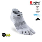Injinji - 【injinji】Run輕量吸排五趾隱形襪NX (灰色) - NAA1393 | COOLMAX 快乾襪 吸濕排汗 輕量透氣 五趾襪 隱形襪