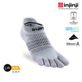 Injinji - 【injinji】女 Run輕量吸排五趾隱形襪NX(灰色)  - WAA9093 | COOLMAX 女生腳型 吸濕排汗 輕量透氣 五趾襪 隱形襪