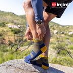 Injinji - 【injinji】Trail野跑避震吸排五趾短襪 (月光) - NAA3657 | 厚底防震 運動員推薦 吸濕排汗 五趾襪