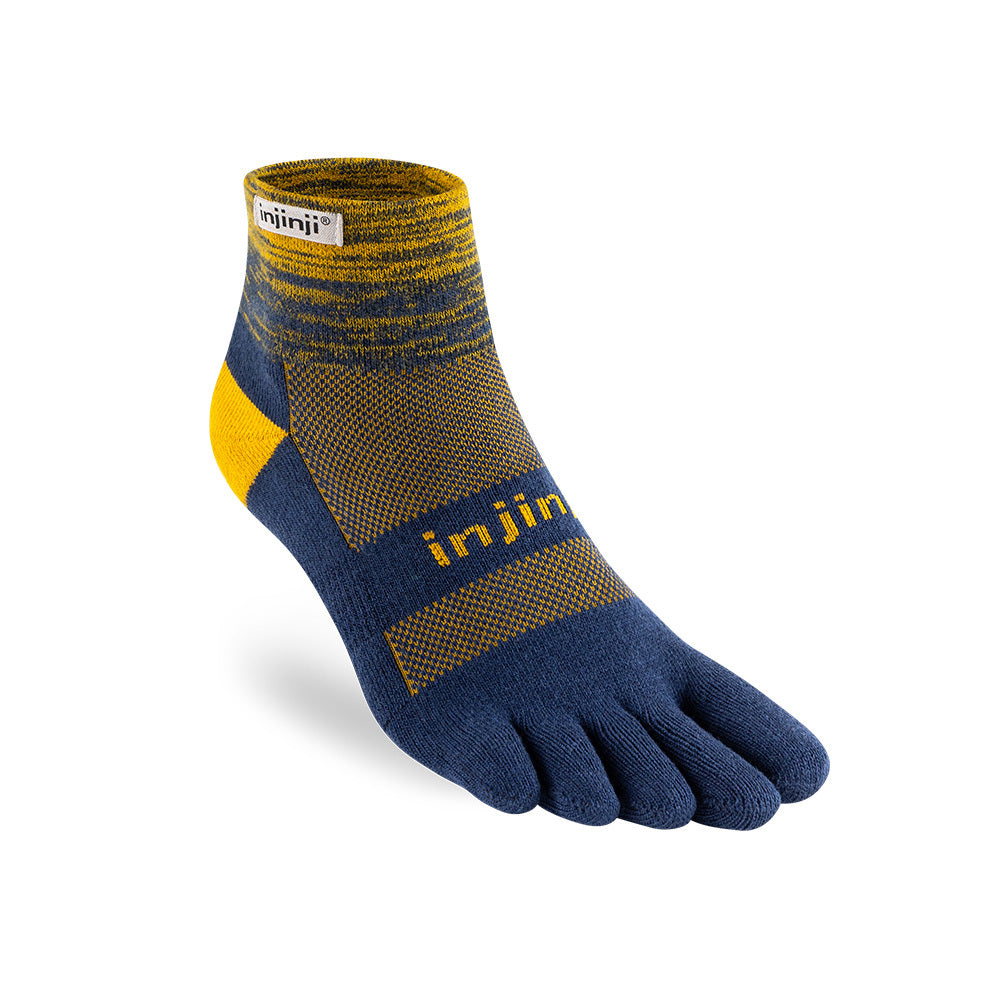 Injinji - 【injinji】Trail野跑避震吸排五趾短襪 (月光) - NAA3657 | 厚底防震 運動員推薦 吸濕排汗 五趾襪