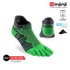 Injinji - 【injinji】Ultra Run終極系列五趾隱形襪 (翠綠) - NAA65 46 | 吸濕排汗 輕量透氣 避震緩衝 全馬 超馬 推薦跑步襪