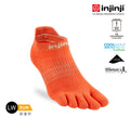 Injinji - 【injinji】女 Run輕量吸排五趾隱形襪NX(葡萄柚)  - WAA9014 | COOLMAX 女生腳型 吸濕排汗 輕量透氣 五趾襪 隱形襪