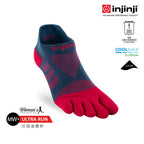 Injinji - 【injinji】女 Ultra Run終極系列五趾隱形襪 (莓果紅) - WAA6604  | 吸濕排汗 推薦女生 避震緩衝 推薦路跑用品 慢跑長跑 馬拉松襪