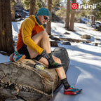 Injinji - 【injinji】SNOW THERMOLITE保暖五趾中筒襪(影黑) - NAA0895 | COOLMAX 保暖襪 吸濕排汗 五趾襪 中筒襪