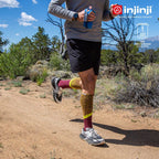 Injinji - 【injinji】Trail野跑避震吸排五趾高筒襪 (沙漠紅) - NAA3508 | 厚底防震 運動員推薦 吸濕排汗 五趾襪 高筒襪