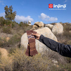 Injinji - 【injinji】Trail野跑避震吸排五趾中筒襪FX (栗棕色) - NAA3788 | 吸濕排汗 厚底防震 防腳底水泡 推薦鐵人襪