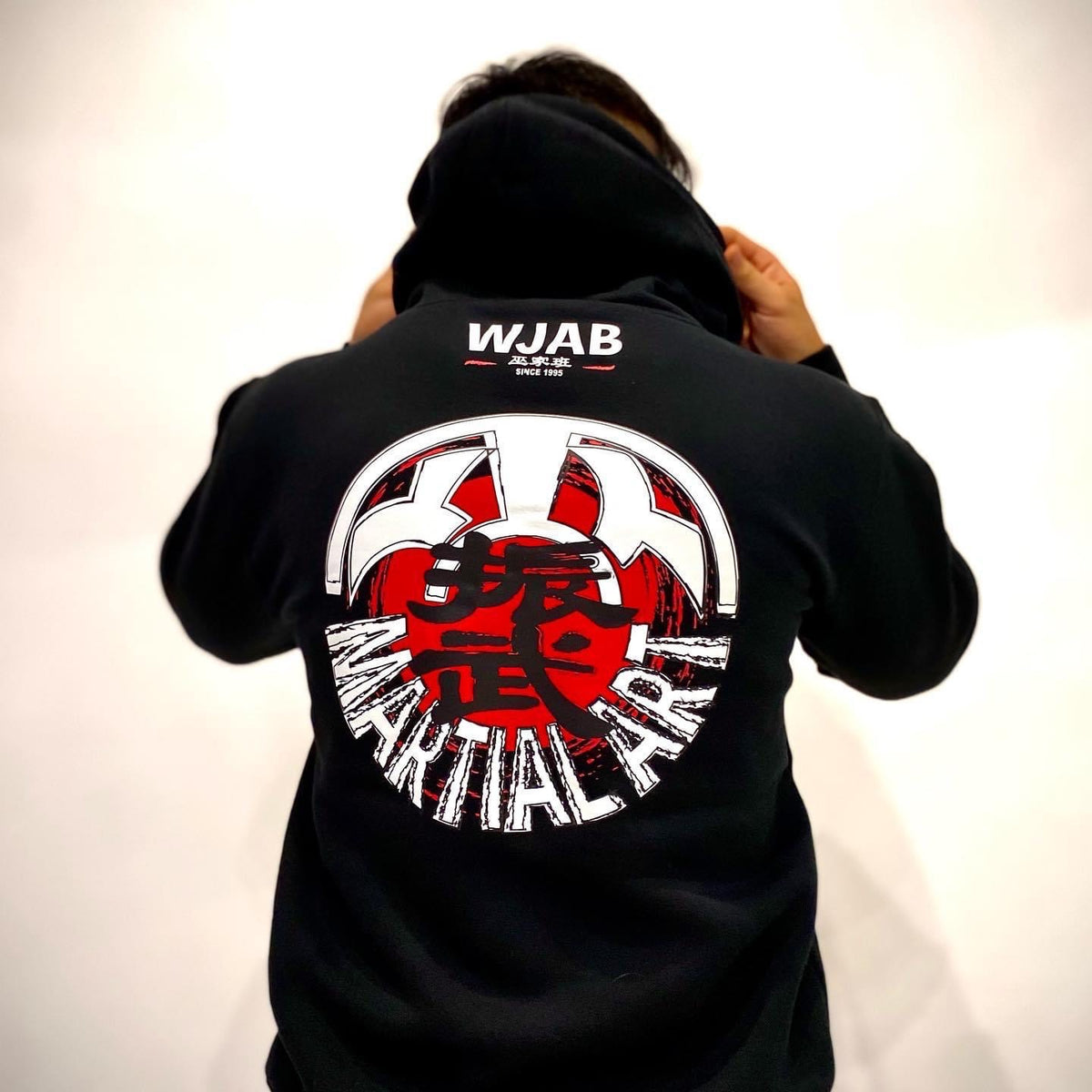 振武堂 WJAB 紀念刷毛帽T