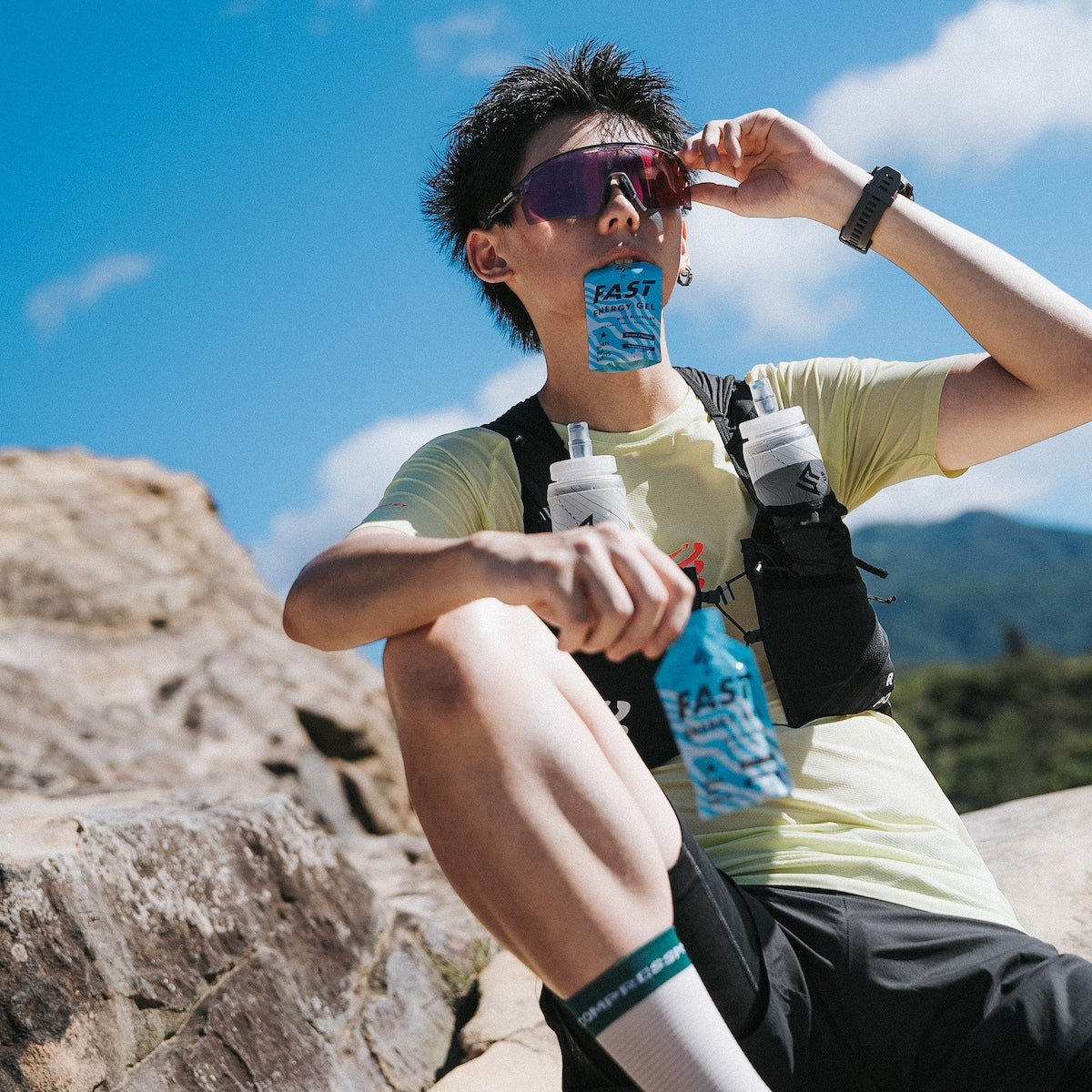 UP Sports - UP FAST 能量果膠-沁涼藍莓風味 10入