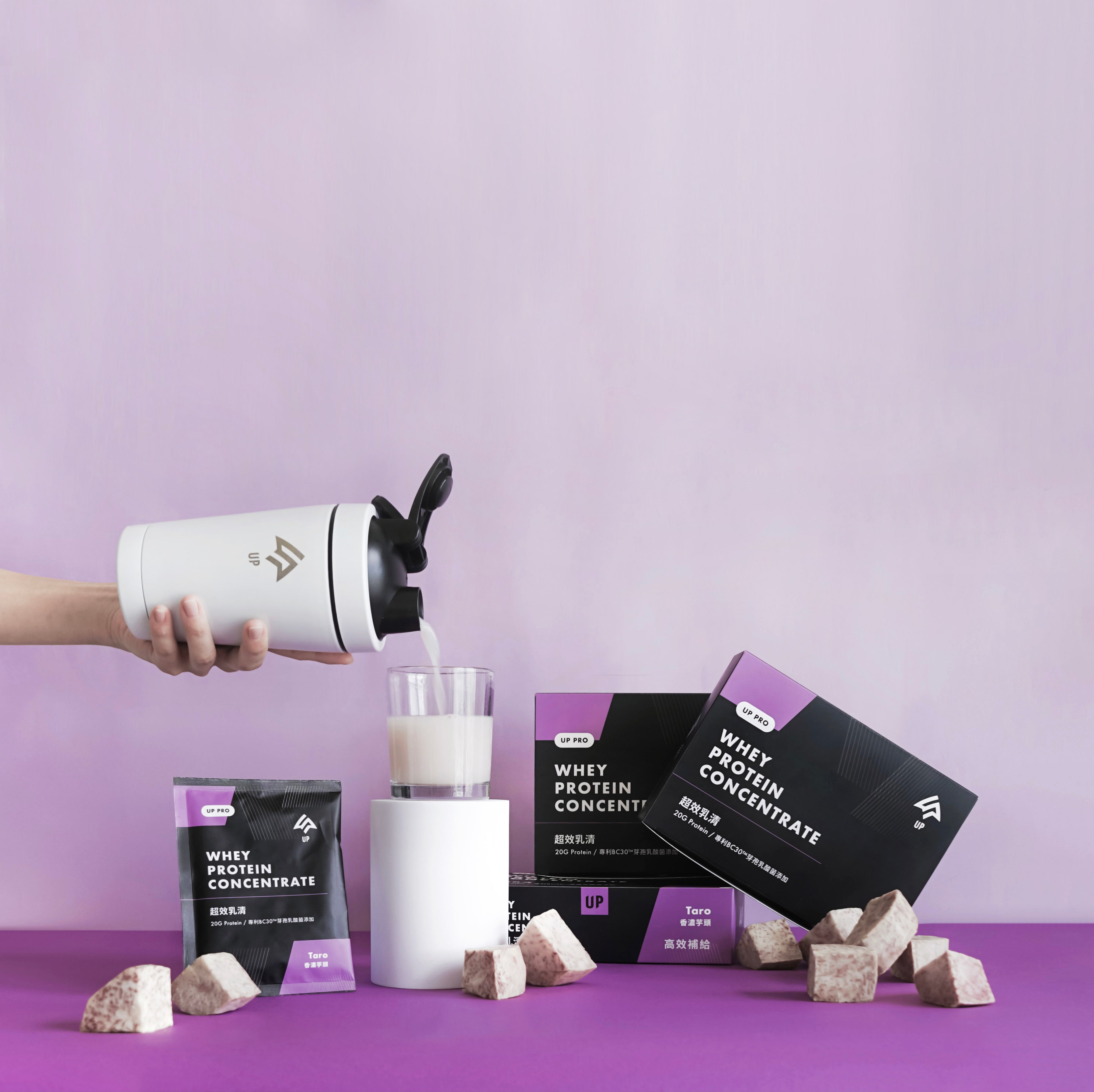 UP Sports - UP超效乳清-香濃芋頭口味10入