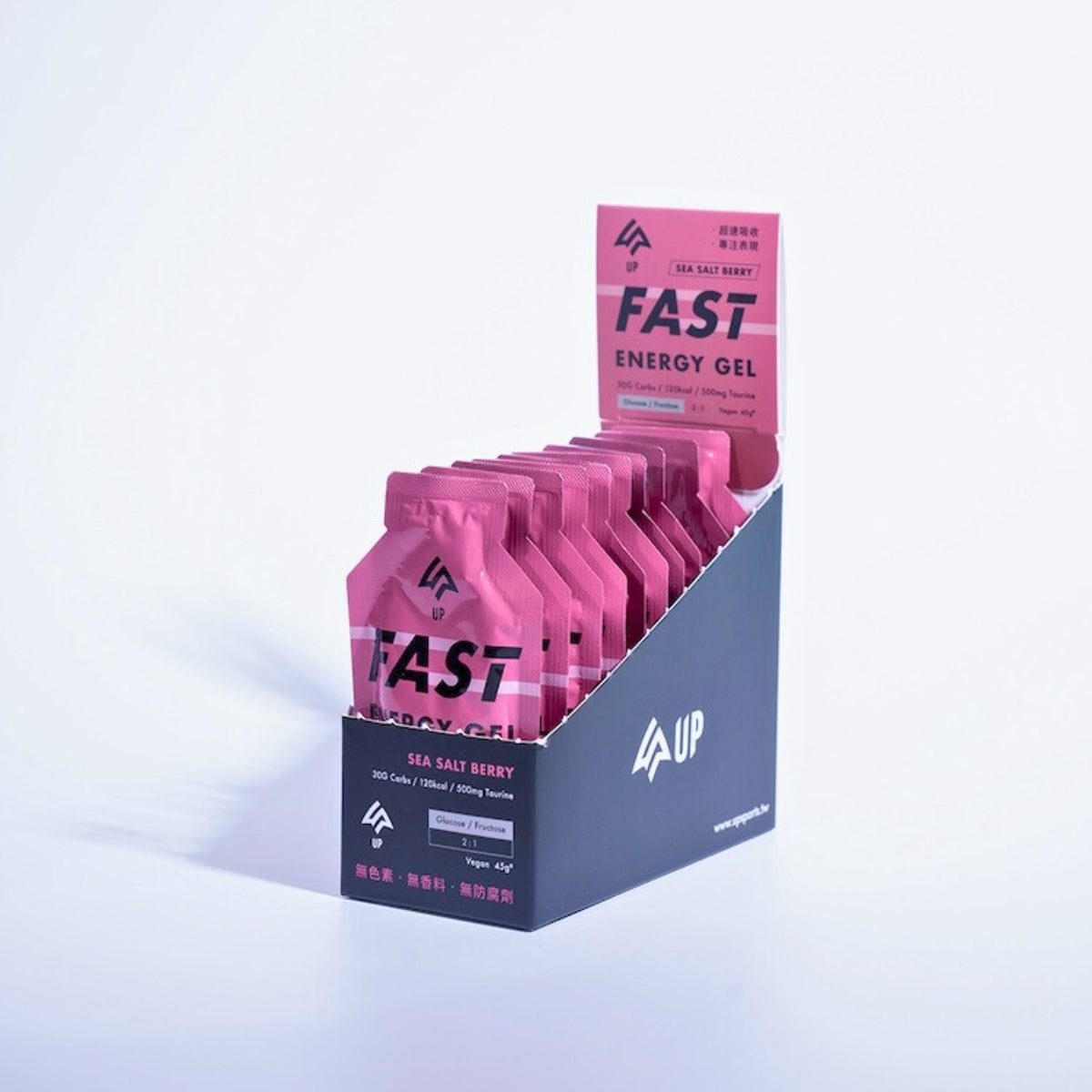 UP Sports - UP FAST 能量果膠-海鹽莓果風味 10入