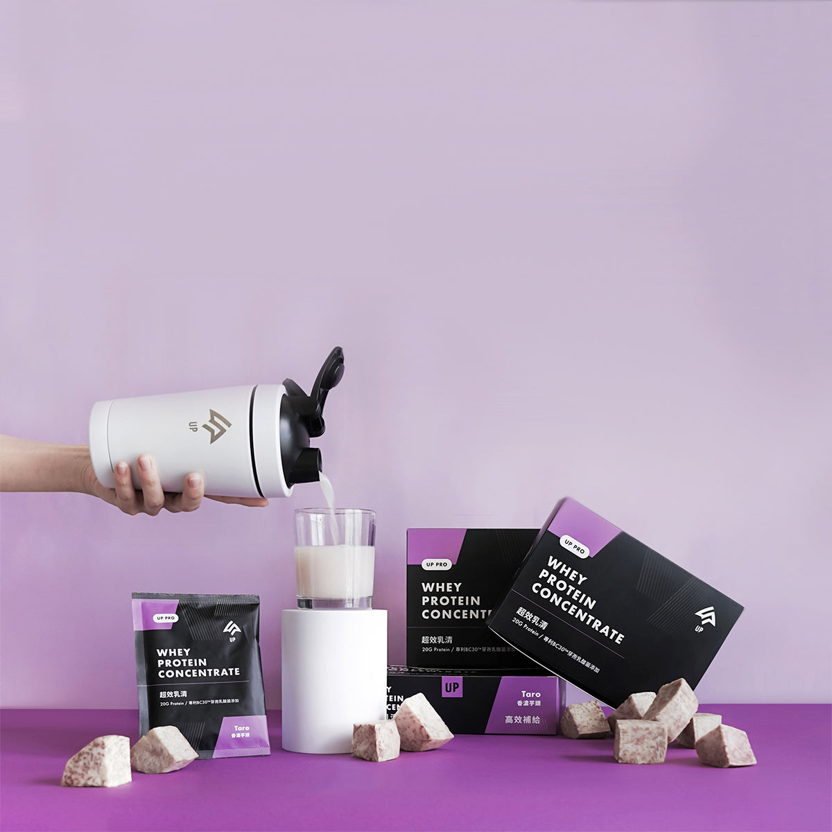 UP Sports - UP超效乳清-香濃芋頭口味3入