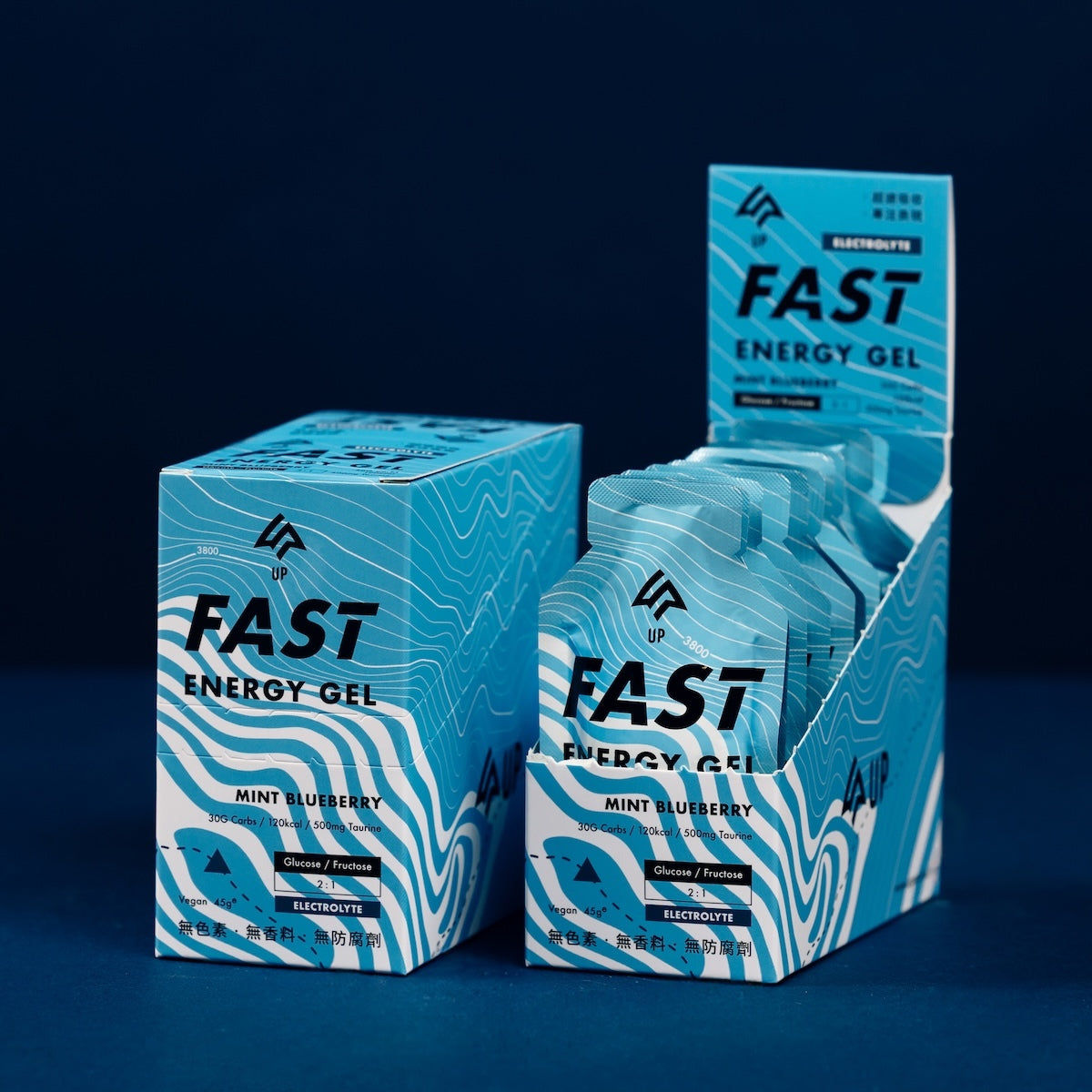 UP Sports - UP FAST 能量果膠-沁涼藍莓風味 10入