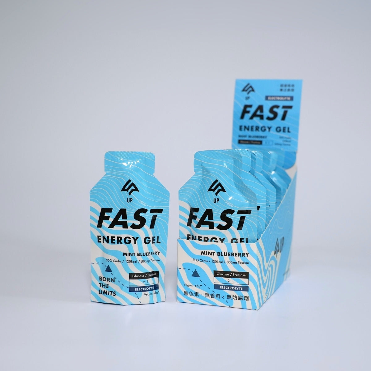 UP Sports - UP FAST 能量果膠-沁涼藍莓風味 10入