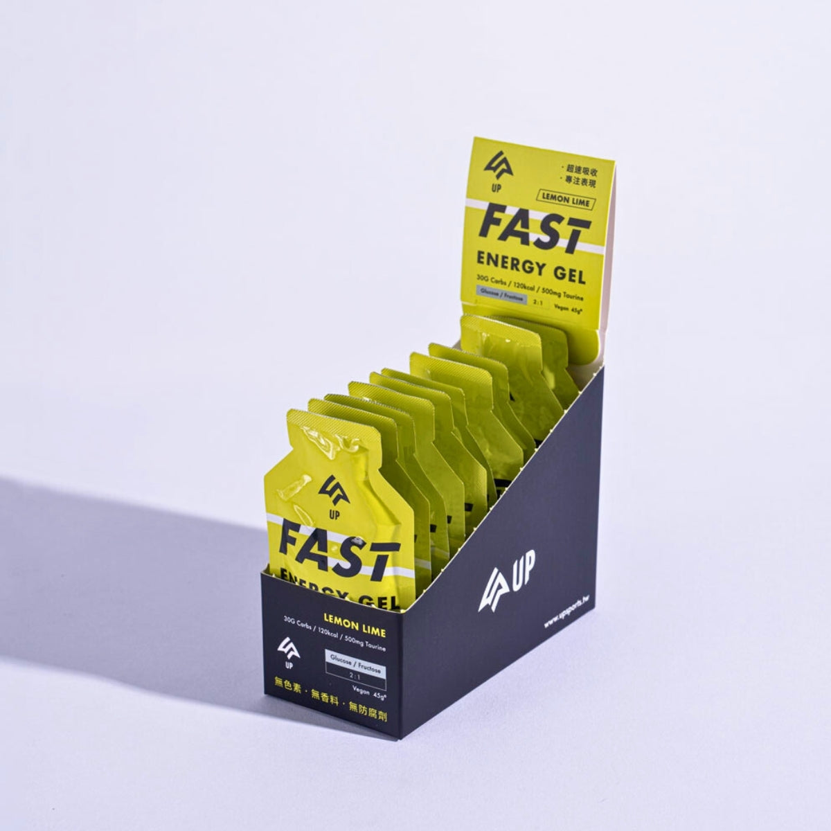 UP Sports - UP FAST 能量果膠-檸檬萊姆風味 10入